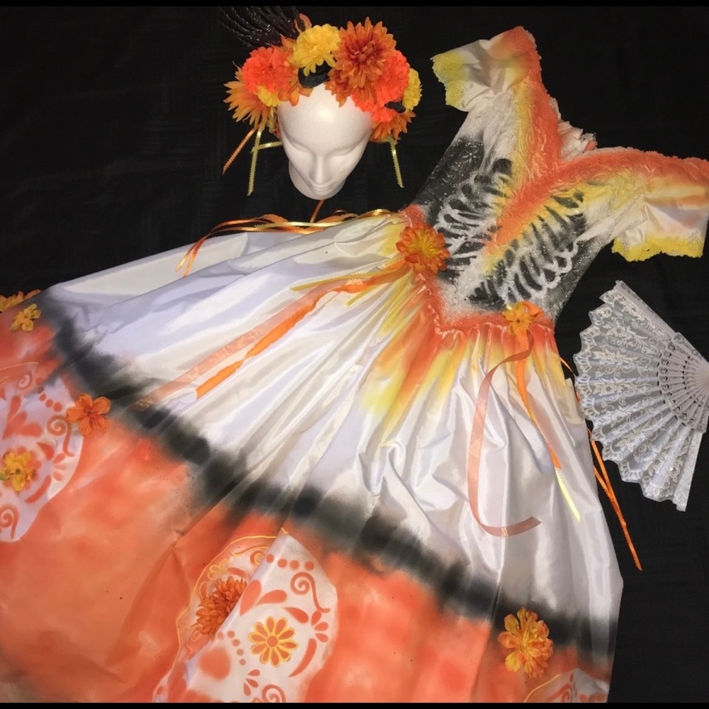 Gorgeous Day of the Death/Halloween costume